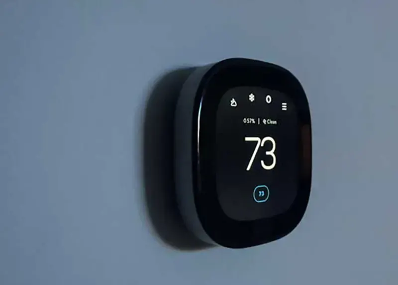 Ecobee Premium smart thermostat installation by A.J. LeBlanc Heating in a Southern NH home
